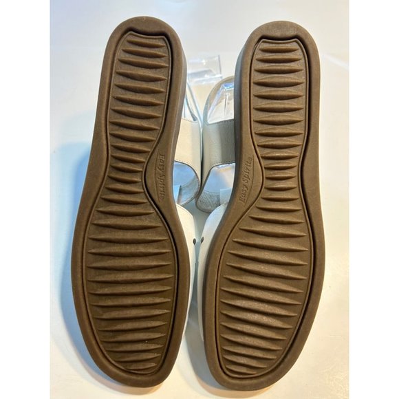 Women's Easy Spirit Allise Sandals Size 8.5 N White Textured Leather - Picture 8 of 10
